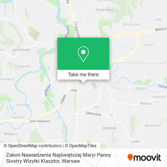 Zakon Nawiedzenia Najświętszej Maryi Panny Siostry Wizytki Klasztor map