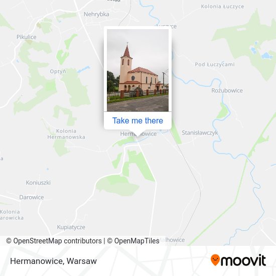 Hermanowice map