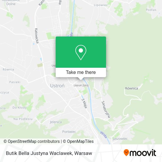 Butik Bella Justyna Waclawek map