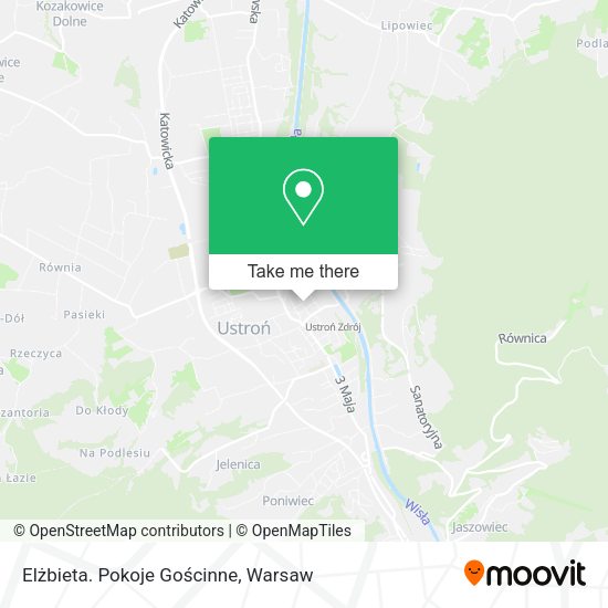 Elżbieta. Pokoje Gościnne map