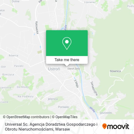 Universal Sc. Agencja Doradztwa Gospodarczego i Obrotu Nieruchomościami map