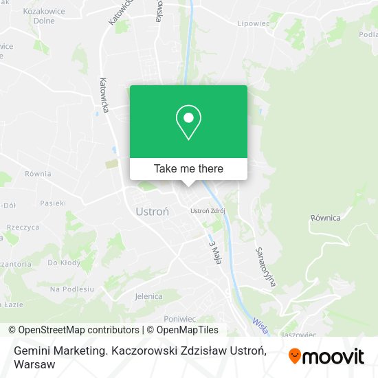 Gemini Marketing. Kaczorowski Zdzisław Ustroń map