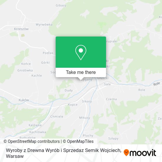 Wyroby z Drewna Wyrób i Sprzedaz Semik Wojciech map