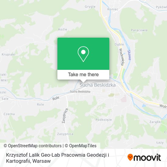 Krzysztof Lalik Geo-Lab Pracownia Geodezji i Kartografii map