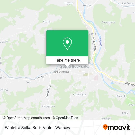 Wioletta Sulka Butik Violet map