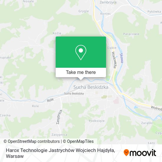 Harox Technologie Jastrychów Wojciech Hajdyła map