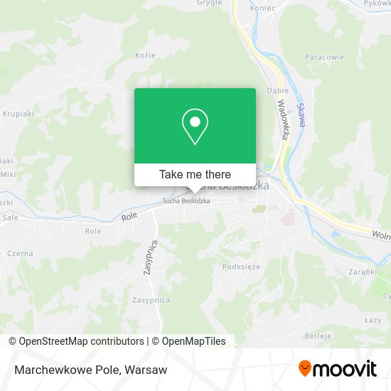 Marchewkowe Pole map