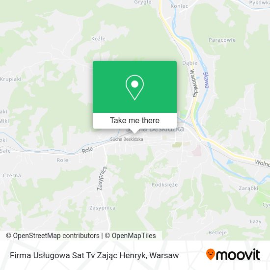 Firma Usługowa Sat Tv Zając Henryk map