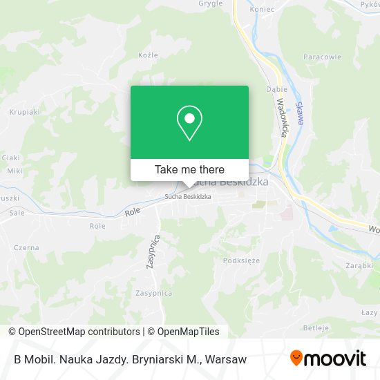 B Mobil. Nauka Jazdy. Bryniarski M. map