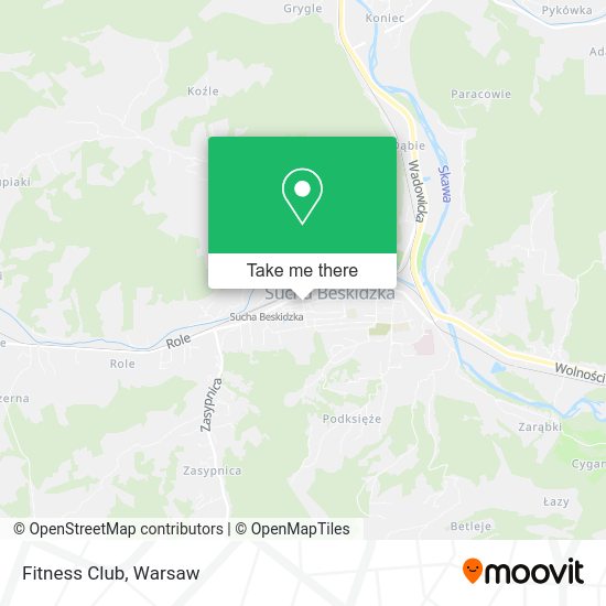 Fitness Club map