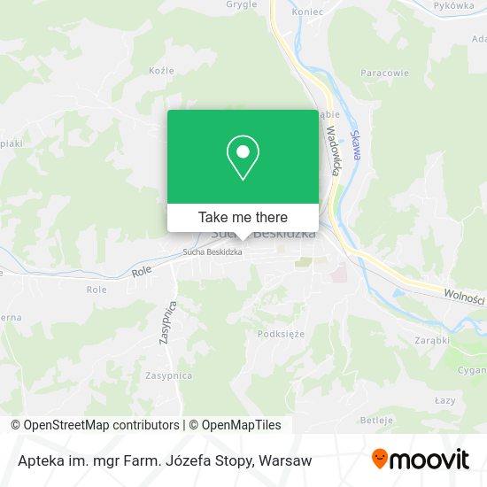 Apteka im. mgr Farm. Józefa Stopy map