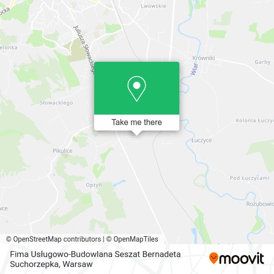 Fima Usługowo-Budowlana Seszat Bernadeta Suchorzepka map