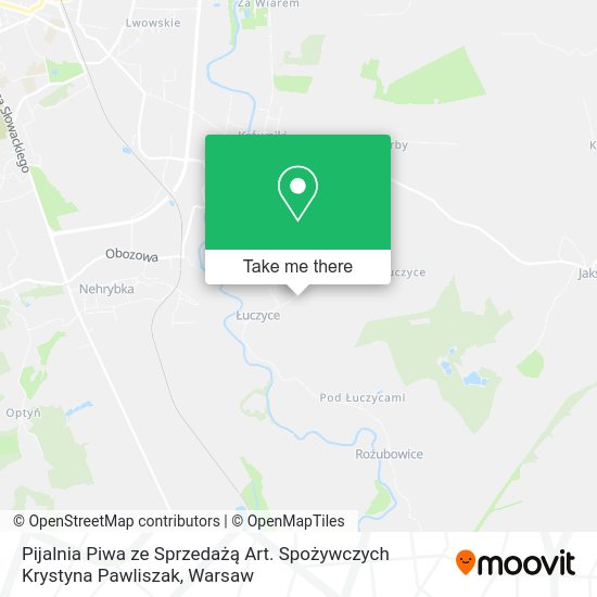 Pijalnia Piwa ze Sprzedażą Art. Spożywczych Krystyna Pawliszak map