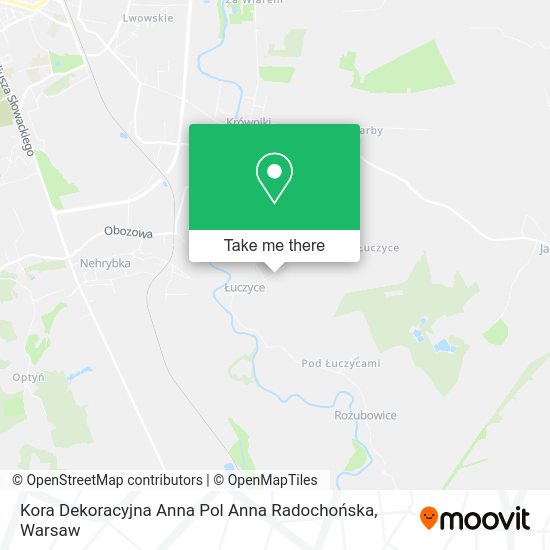 Kora Dekoracyjna Anna Pol Anna Radochońska map