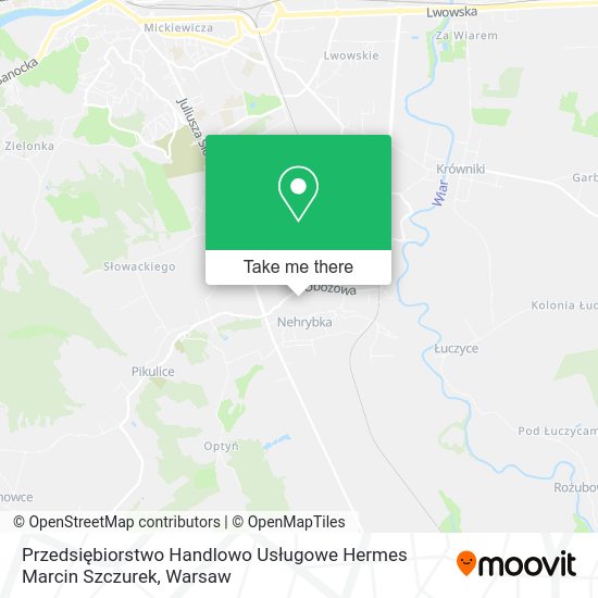 Przedsiębiorstwo Handlowo Usługowe Hermes Marcin Szczurek map