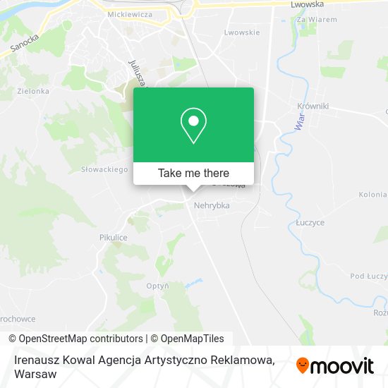 Irenausz Kowal Agencja Artystyczno Reklamowa map