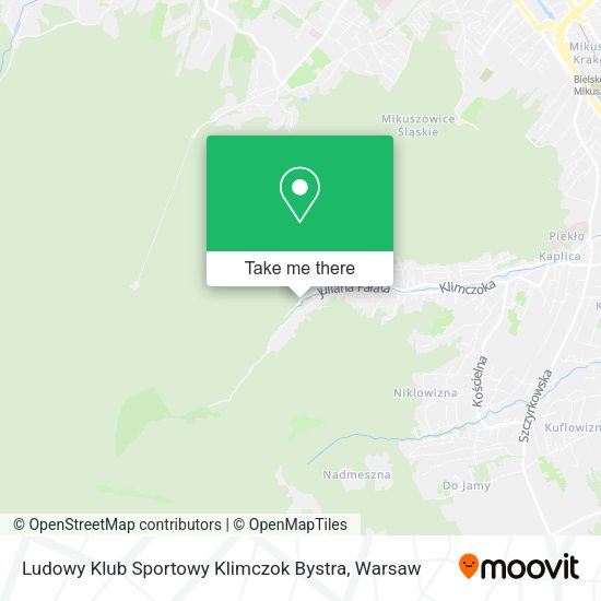 Ludowy Klub Sportowy Klimczok Bystra map