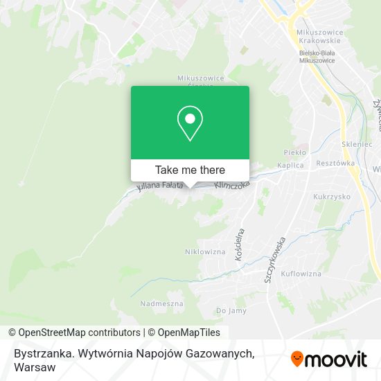 Bystrzanka. Wytwórnia Napojów Gazowanych map