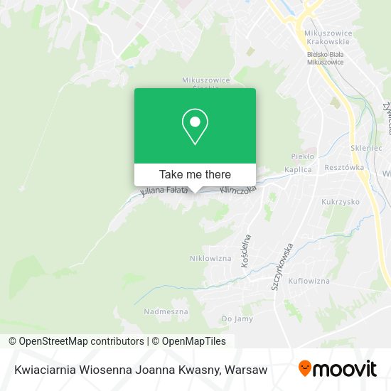 Карта Kwiaciarnia Wiosenna Joanna Kwasny