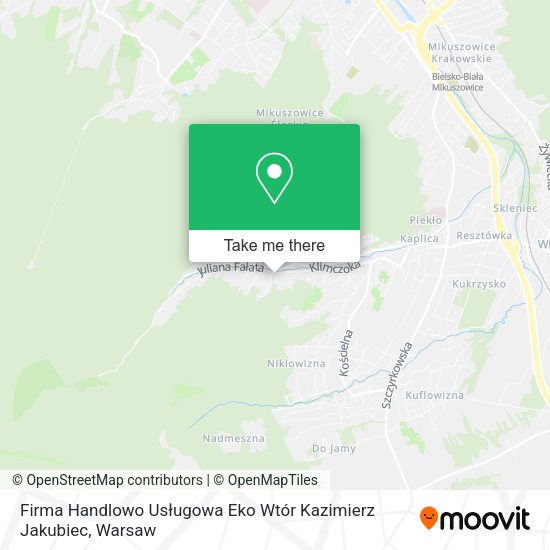 Firma Handlowo Usługowa Eko Wtór Kazimierz Jakubiec map