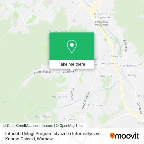 Карта Infosoft Usługi Programistyczne i Informatyczne Konrad Osiecki