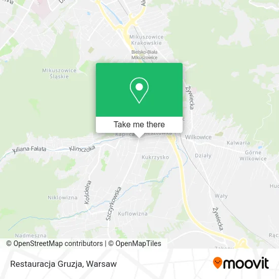 Карта Restauracja Gruzja