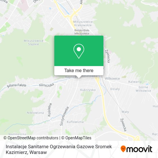 Instalacje Sanitarne Ogrzewania Gazowe Sromek Kazimierz map