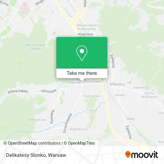 Карта Delikatesy Slonko