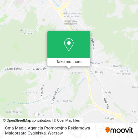 Карта Cma Media Agencja Promocyjno Reklamowa Malgorzata Cygielska