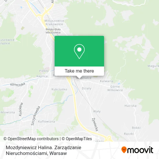 Карта Mozdyniewicz Halina. Zarządzanie Nieruchomościami