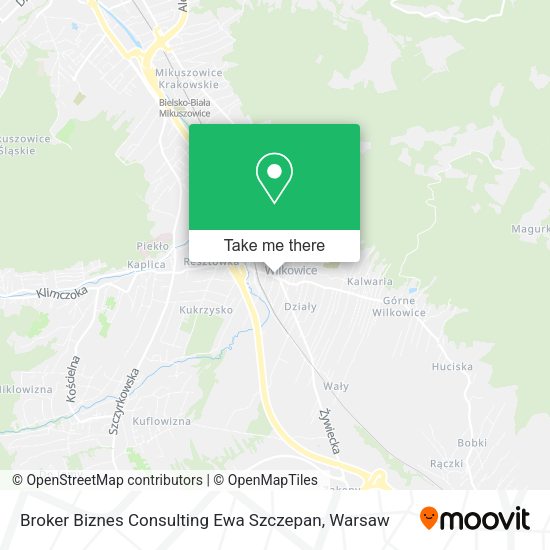 Broker Biznes Consulting Ewa Szczepan map