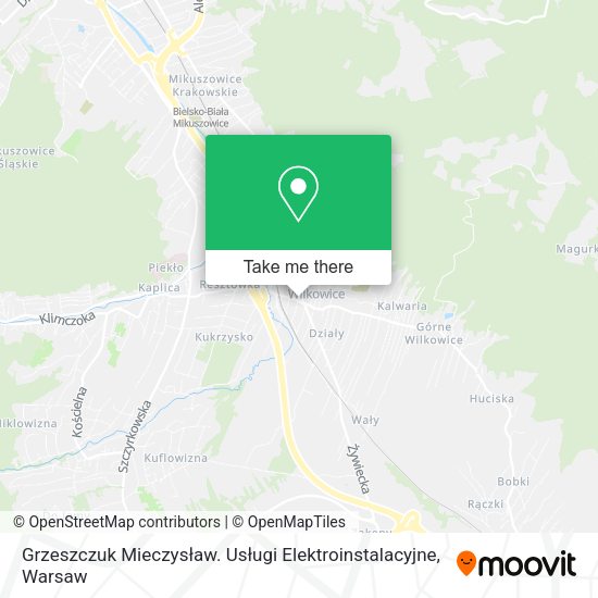 Grzeszczuk Mieczysław. Usługi Elektroinstalacyjne map