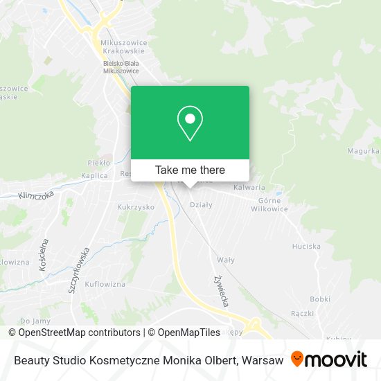 Beauty Studio Kosmetyczne Monika Olbert map