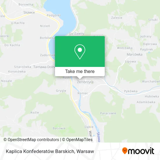 Kaplica Konfederatów Barskich map