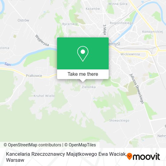 Kancelaria Rzeczoznawcy Majątkowego Ewa Waciak map