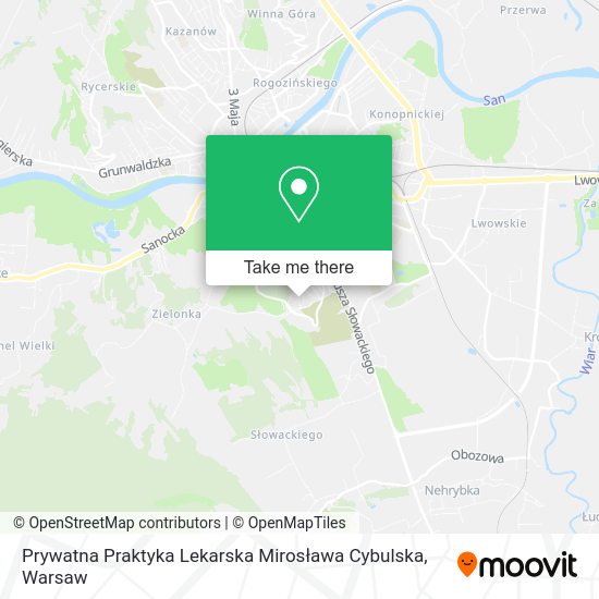 Prywatna Praktyka Lekarska Mirosława Cybulska map