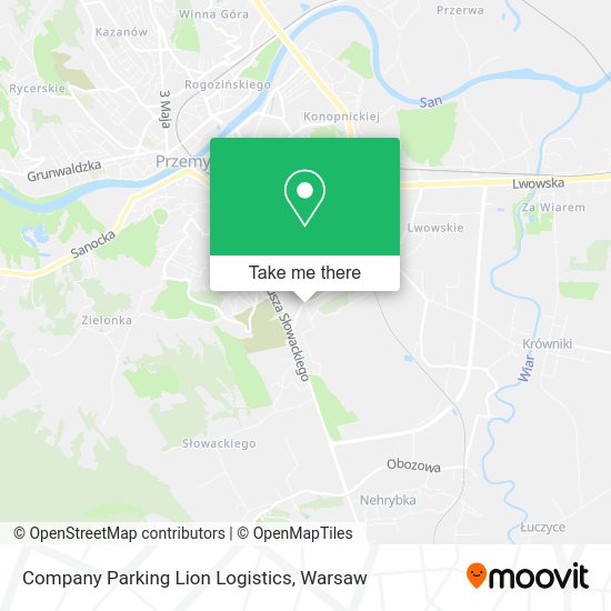 Company Parking Lion Logistics map