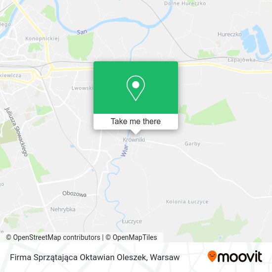 Firma Sprzątająca Oktawian Oleszek map