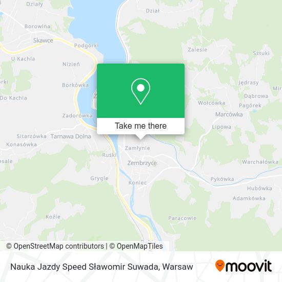 Nauka Jazdy Speed Sławomir Suwada map