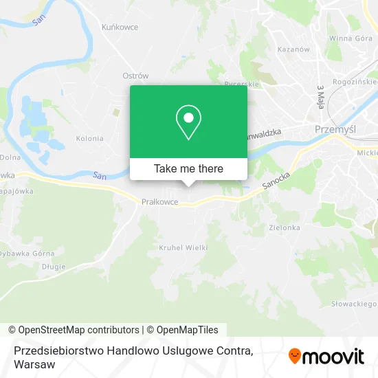 Карта Przedsiebiorstwo Handlowo Uslugowe Contra