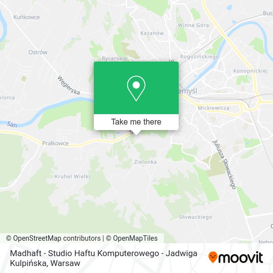 Madhaft - Studio Haftu Komputerowego - Jadwiga Kulpińska map