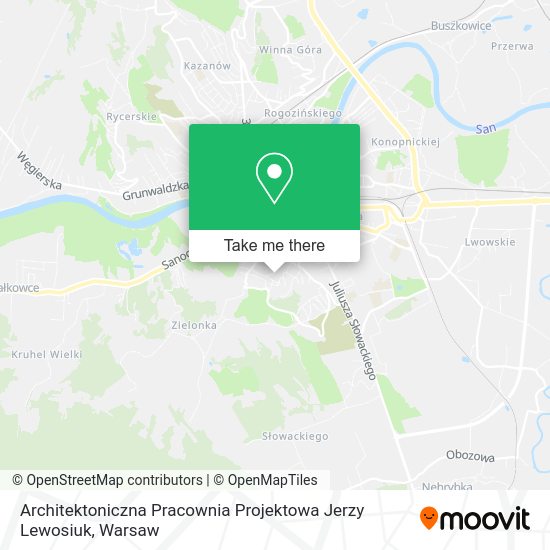 Architektoniczna Pracownia Projektowa Jerzy Lewosiuk map