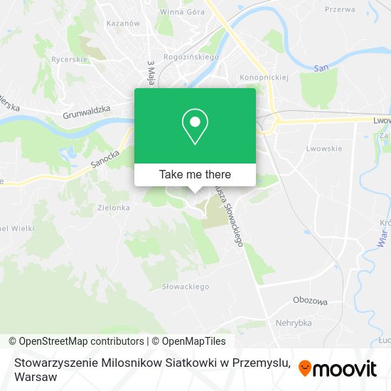 Stowarzyszenie Milosnikow Siatkowki w Przemyslu map