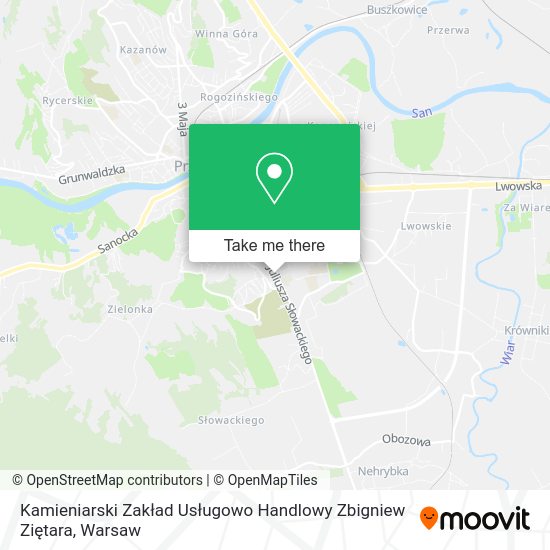 Kamieniarski Zakład Usługowo Handlowy Zbigniew Ziętara map