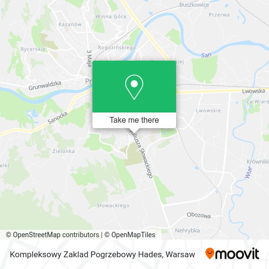 Kompleksowy Zaklad Pogrzebowy Hades map