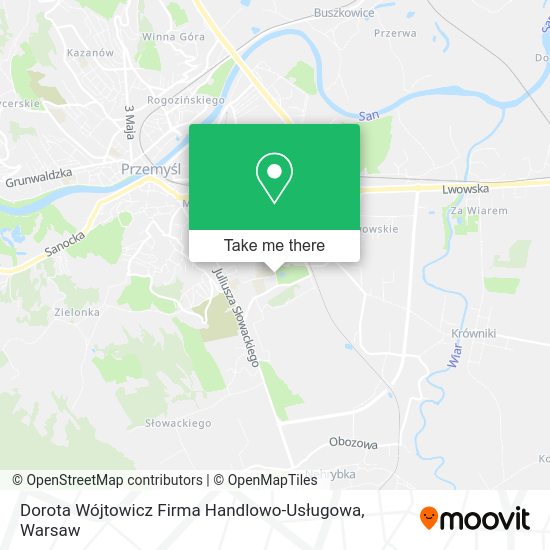 Dorota Wójtowicz Firma Handlowo-Usługowa map