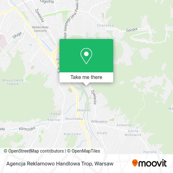 Agencja Reklamowo Handlowa Trop map