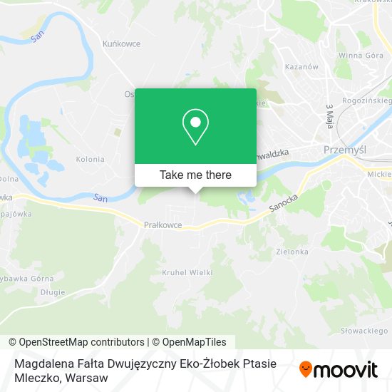 Magdalena Fałta Dwujęzyczny Eko-Żłobek Ptasie Mleczko map