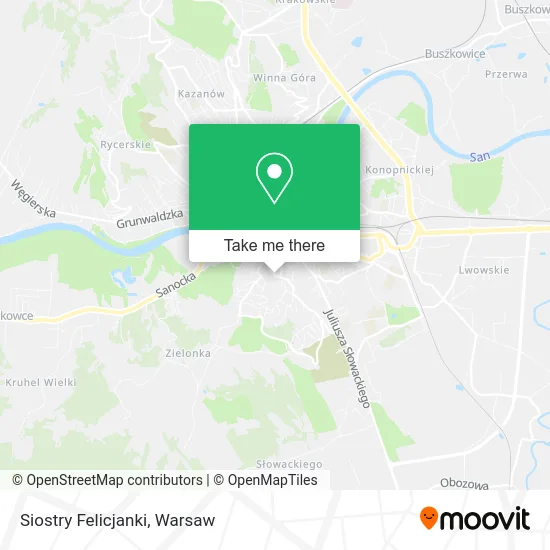 Карта Siostry Felicjanki