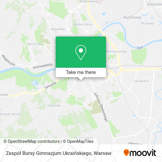 Zespół Bursy Gimnazjum Ukraińskiego map